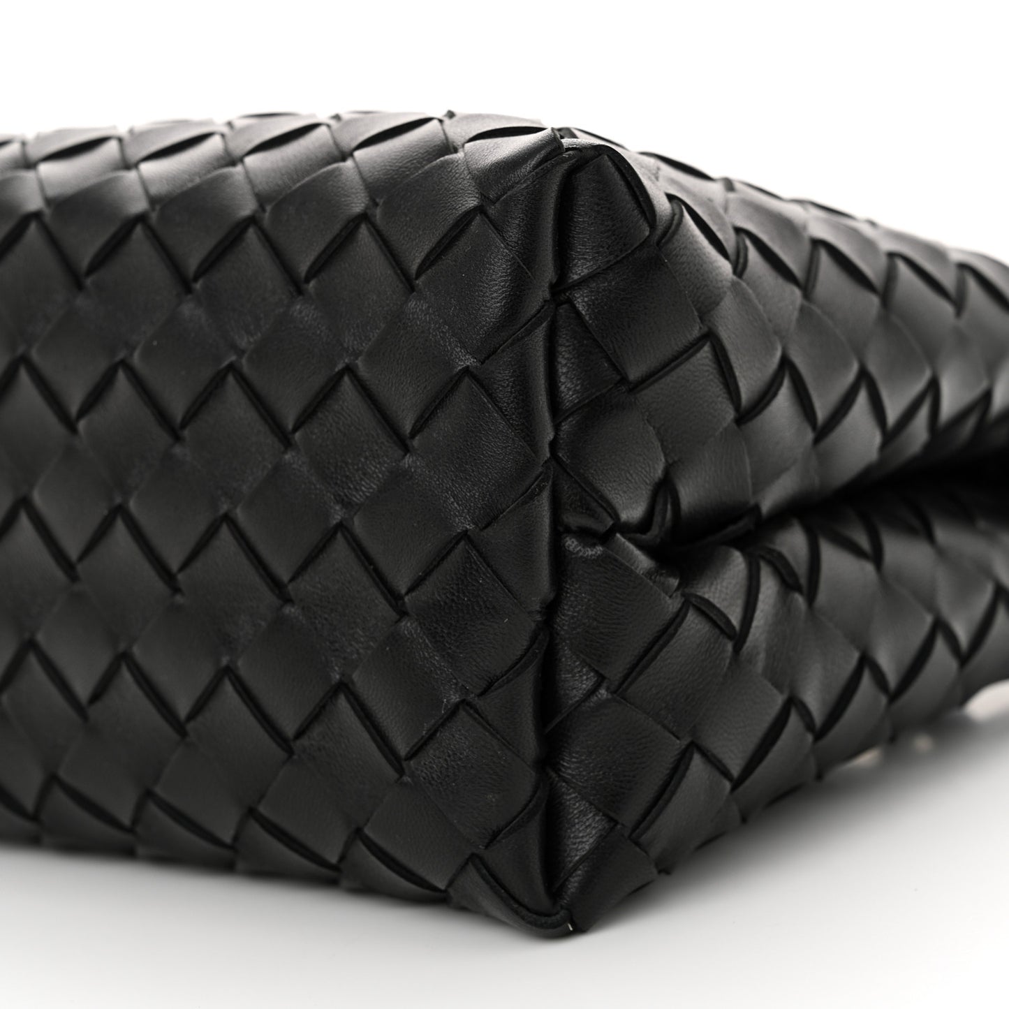 Nappa Intrecciato Small Andiamo Shoulder Bag Black
