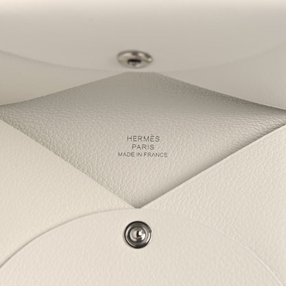 Hermes Evercolor Calvi Card Case Nata 5 of 7