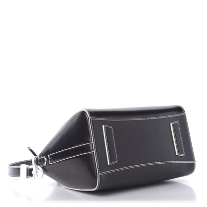 Givenchy Calfskin Contrast Topstitch Small Antigona Black White 5 of 14