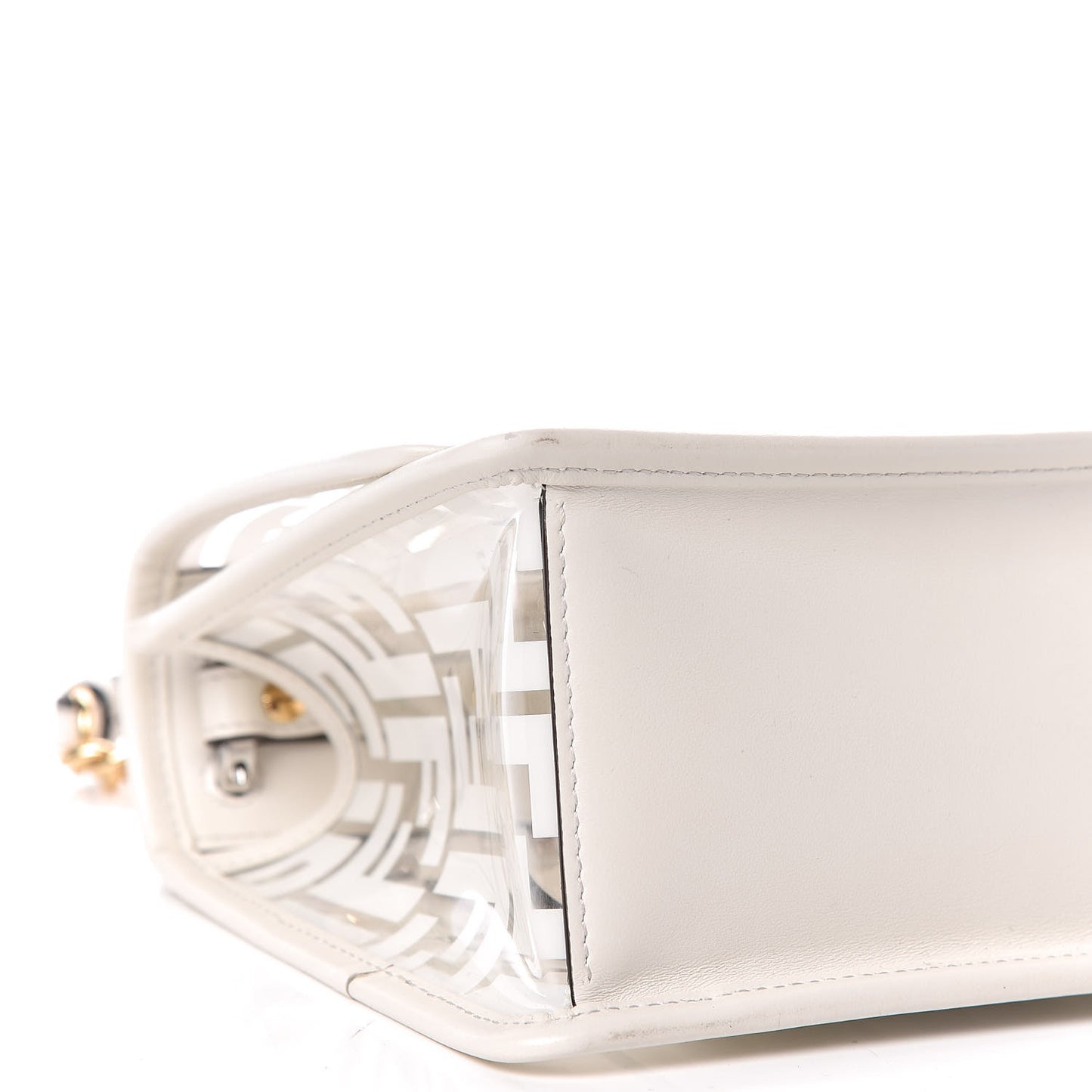 TPU FF Vitello Century F is Fendi Small Kan I Shoulder Bag White