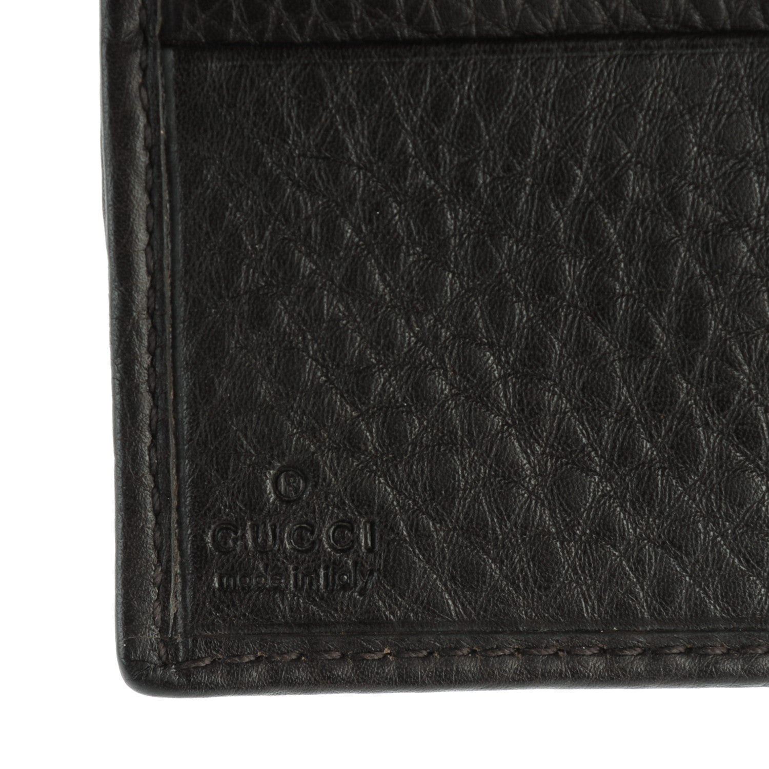 Gucci Calfskin Web Horsebit French Flap Wallet Black 6 of 7