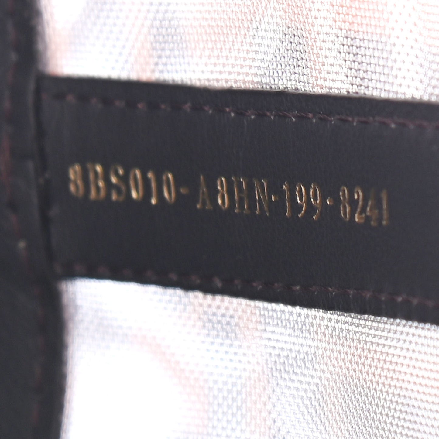 Mesh Vitello Grace F is Fendi FF 1974 Mini Mon Tresor Bucket Bag Marrone Black Ebano