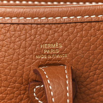 Hermes Taurillon Clemence Evelyne TPM Gold 6 of 10