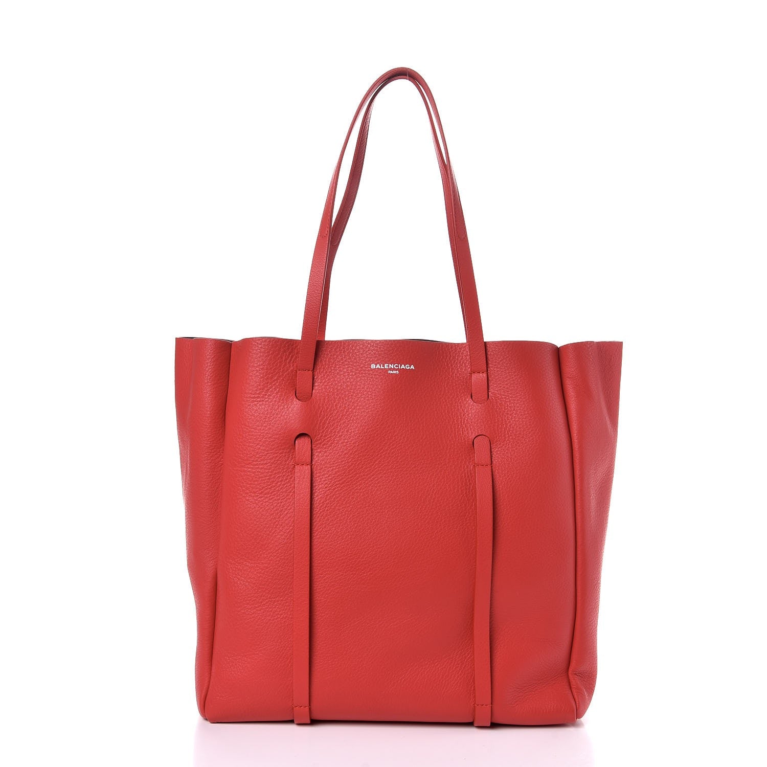 Balenciaga Veau Baltimore Double Sided Small Everyday Tote Rouge Vermeil Black 3 of 8