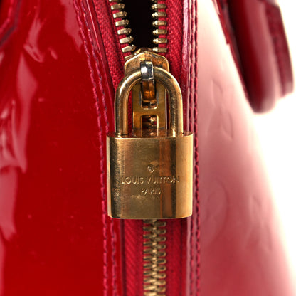 Louis Vuitton Vernis Alma BB Pomme D'Amour 15 of 15