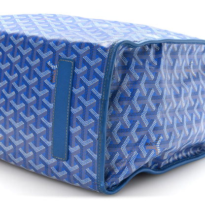 Goyard Goyardine Saint Leger Soft Briefcase Backpack Sky Blue 10 of 12