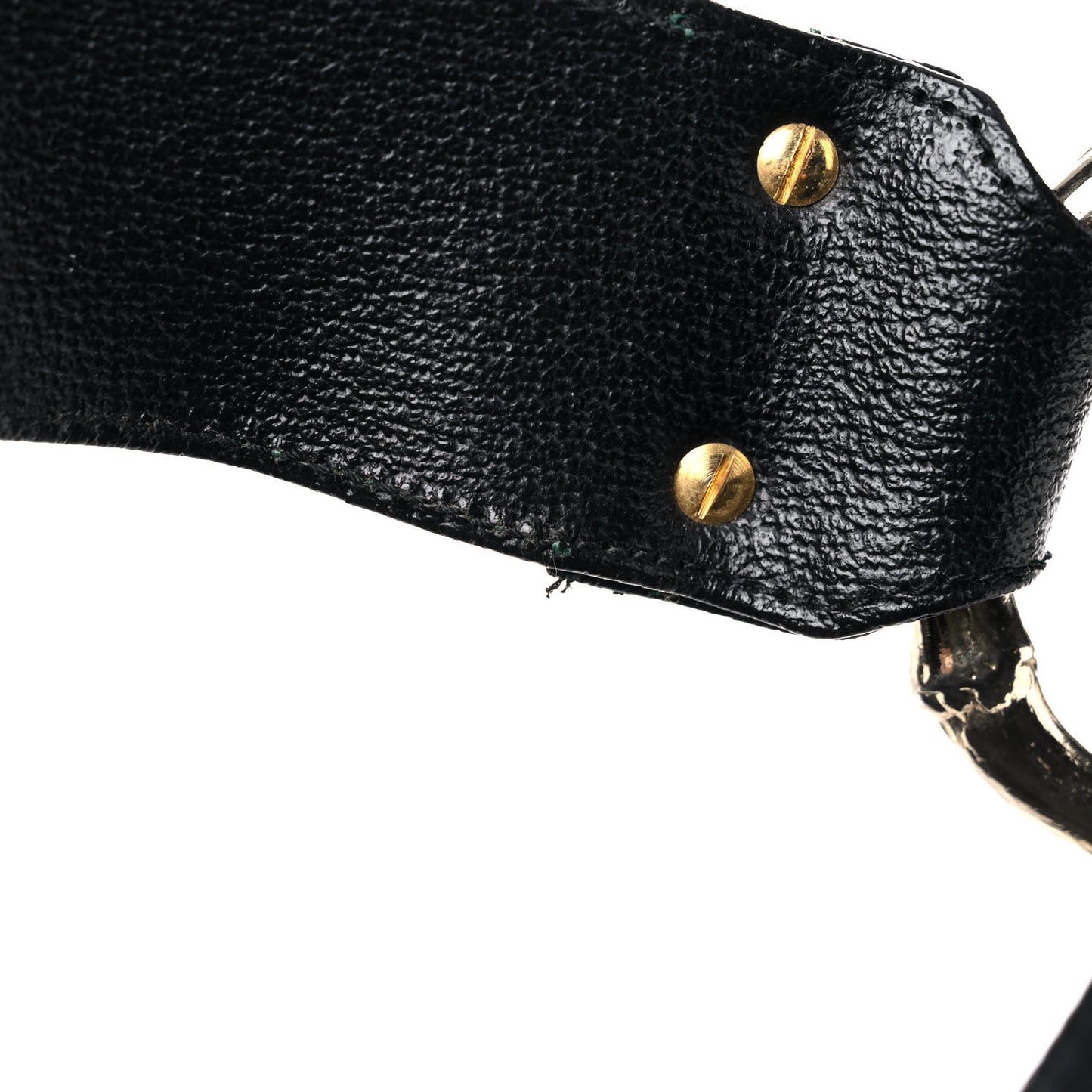 Monogram Web Bamboo Ring Hobo Black