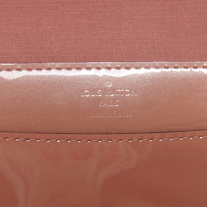Louis Vuitton Vernis New Sobe Clutch Rose Velours 7 of 8