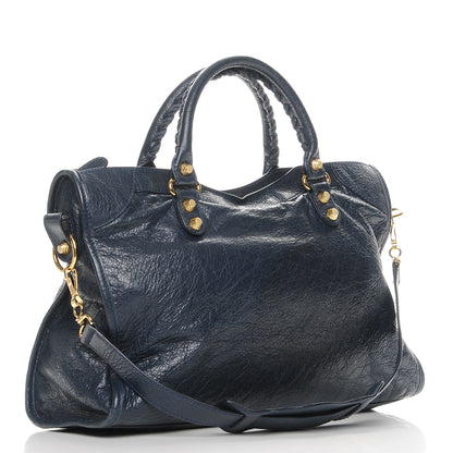 Balenciaga Agneau Giant 12 Gold Hardware City Bleu Obscur 4 of 8