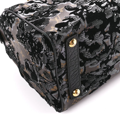 Louis Vuitton Monogram Fleur De Jais Sequins Speedy 30 10 of 15