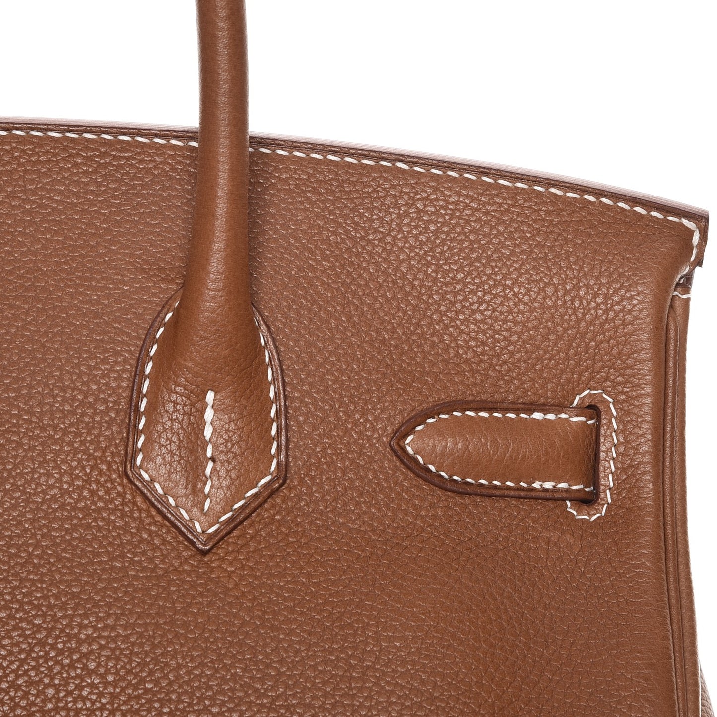 Natural Barenia Faubourg Birkin 30 Fauve