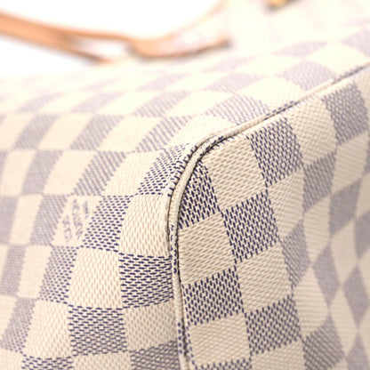 Louis Vuitton Damier Azur Braided Neverfull MM Orange 14 of 27