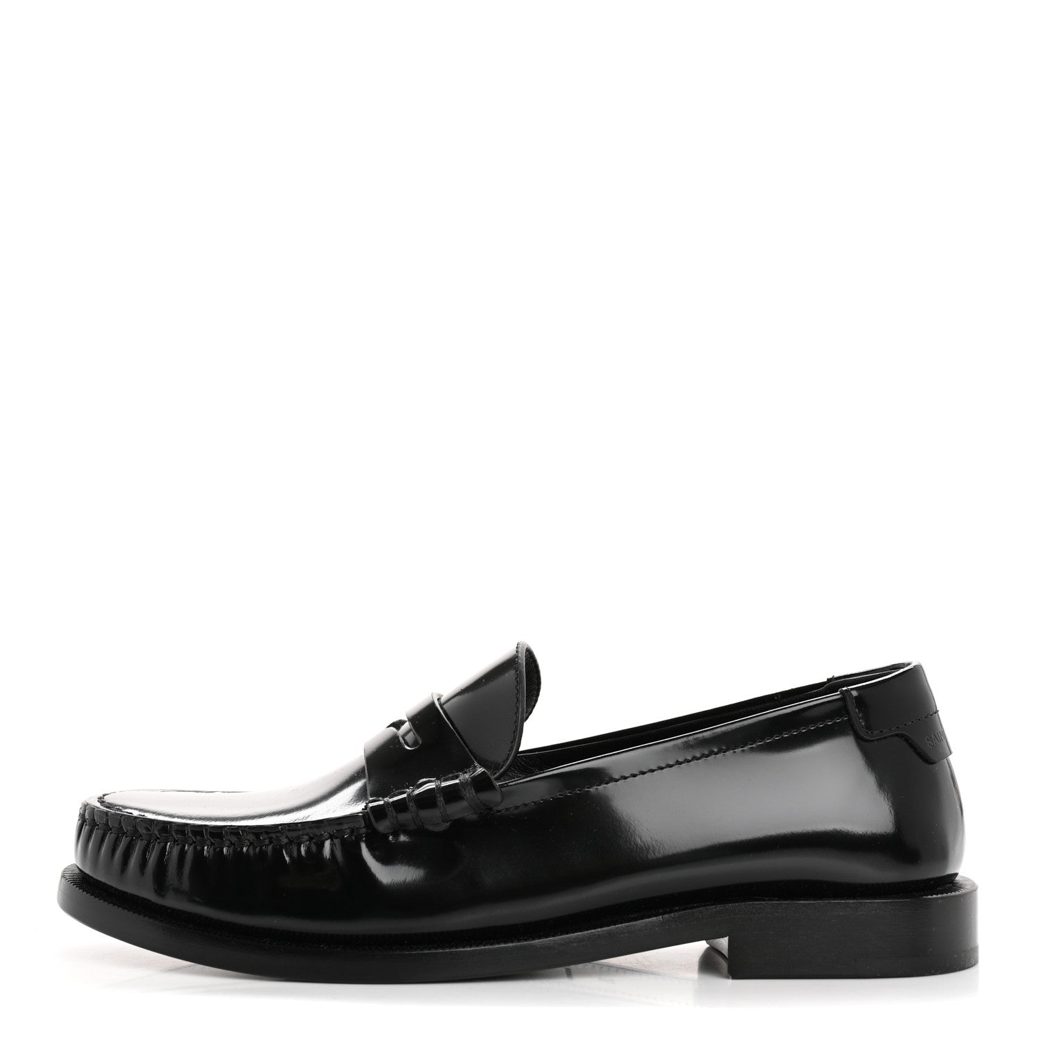 Saint Laurent Calfskin Penny Loafers 35 Black 1 of 9