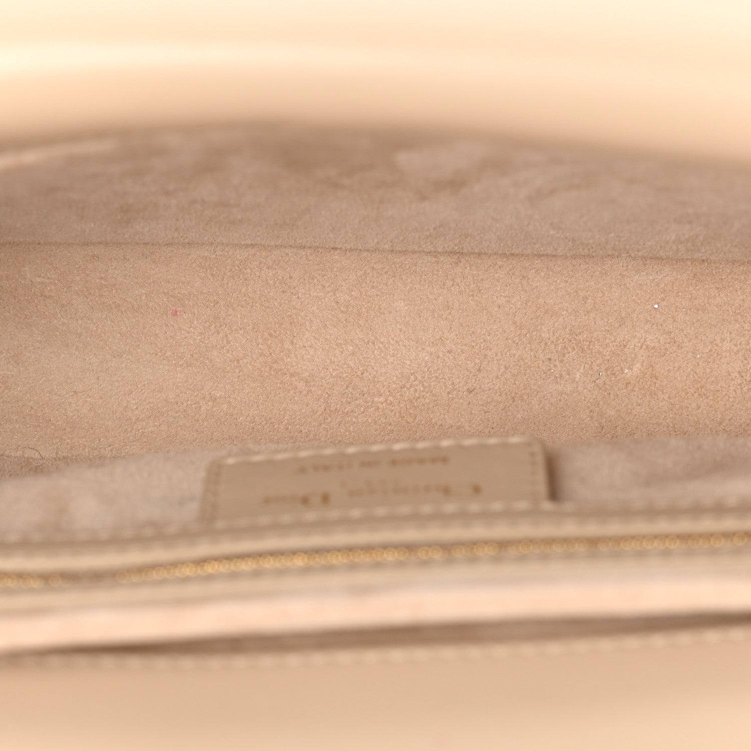 Christian Dior Calfskin Cannage Small Jolie Top Handle Bag Powder Beige 5 of 11