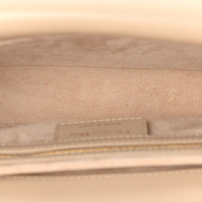 Christian Dior Calfskin Cannage Small Jolie Top Handle Bag Powder Beige 5 of 11