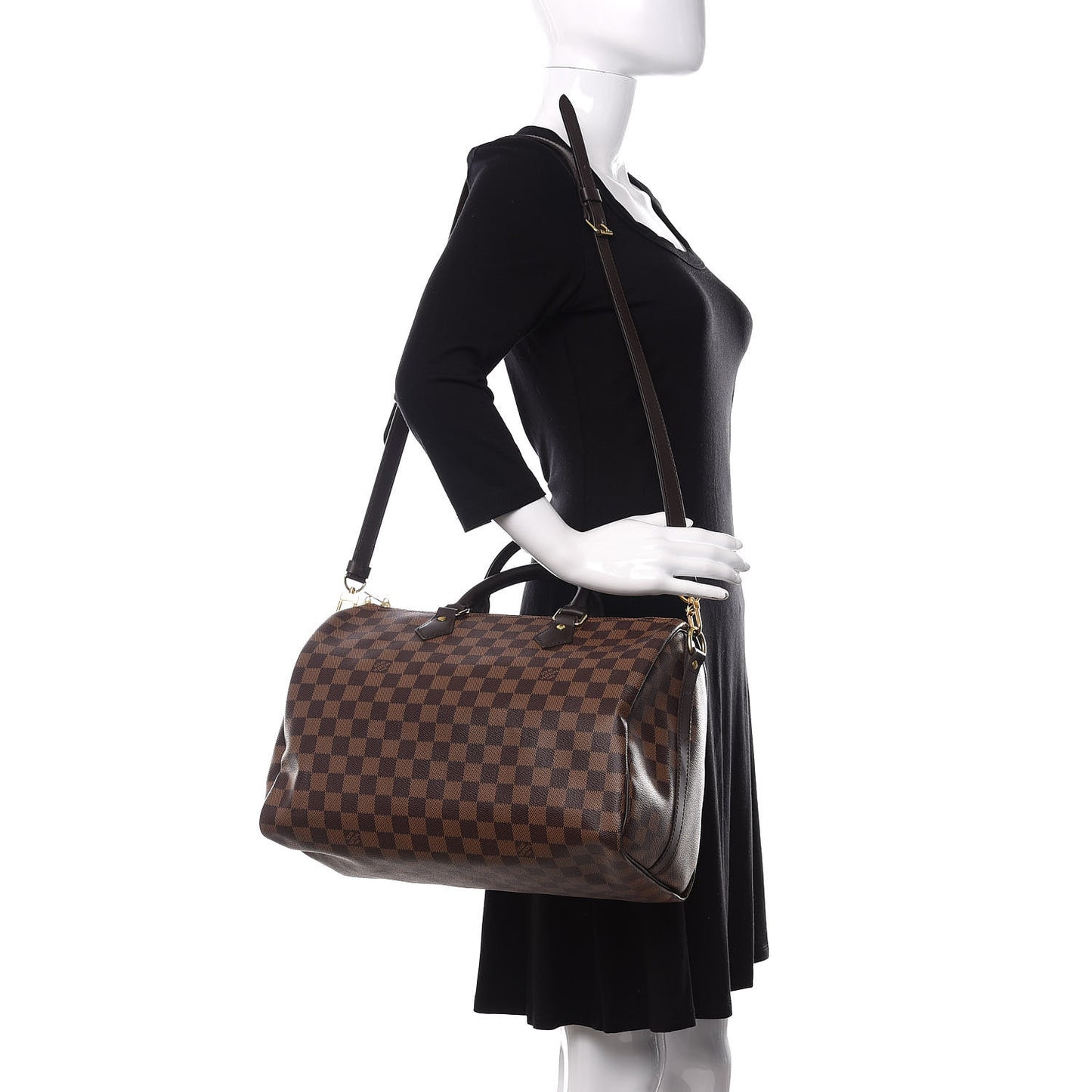 Damier Ebene Speedy Bandouliere 35