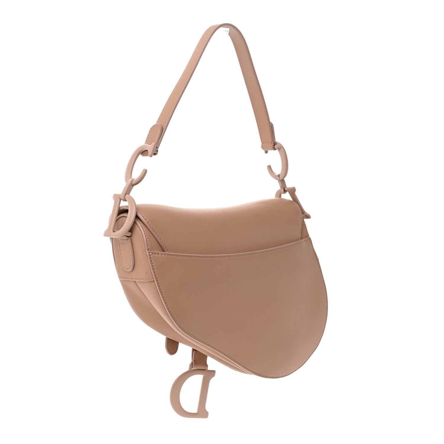 Christian Dior Ultra Matte Calfskin Saddle Bag Blush 3 of 15