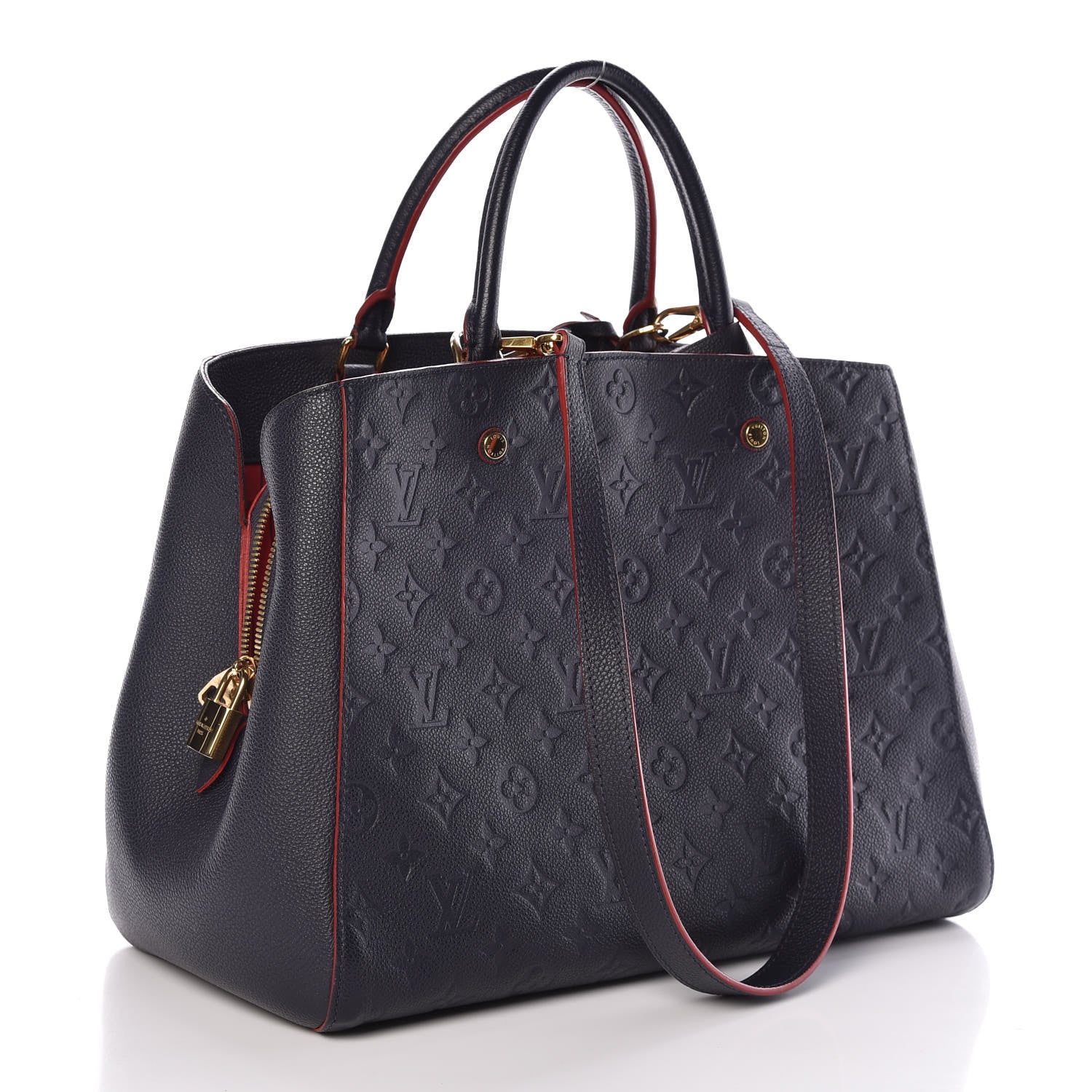 Louis Vuitton Empreinte Montaigne GM Marine Rouge 3 of 13