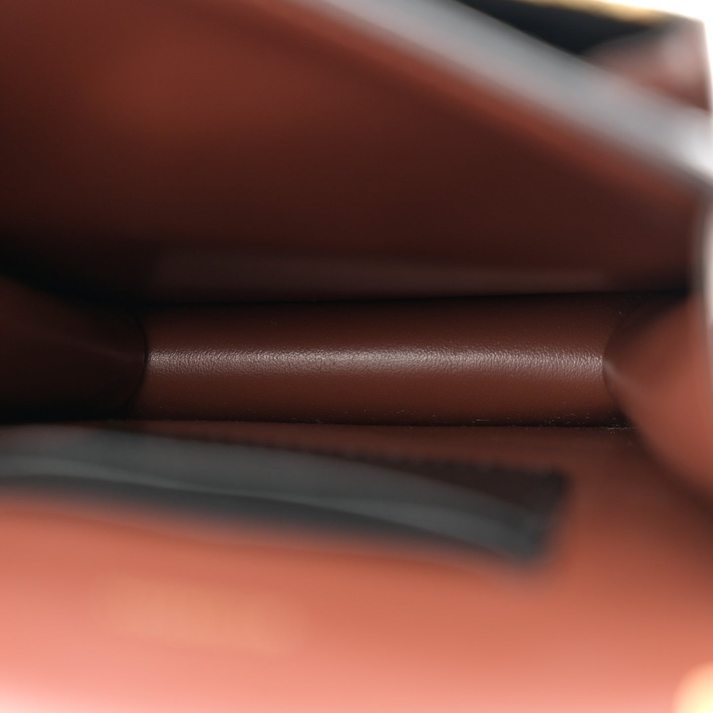 E-Canvas Monogram Stripe Robin Bag Bridle Brown