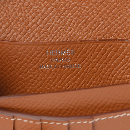 Hermes Epsom Bearn Compact Wallet Gold 6 of 8
