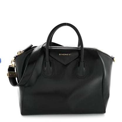 Givenchy Shiny Lord Calfskin Medium Antigona Black 1 of 13