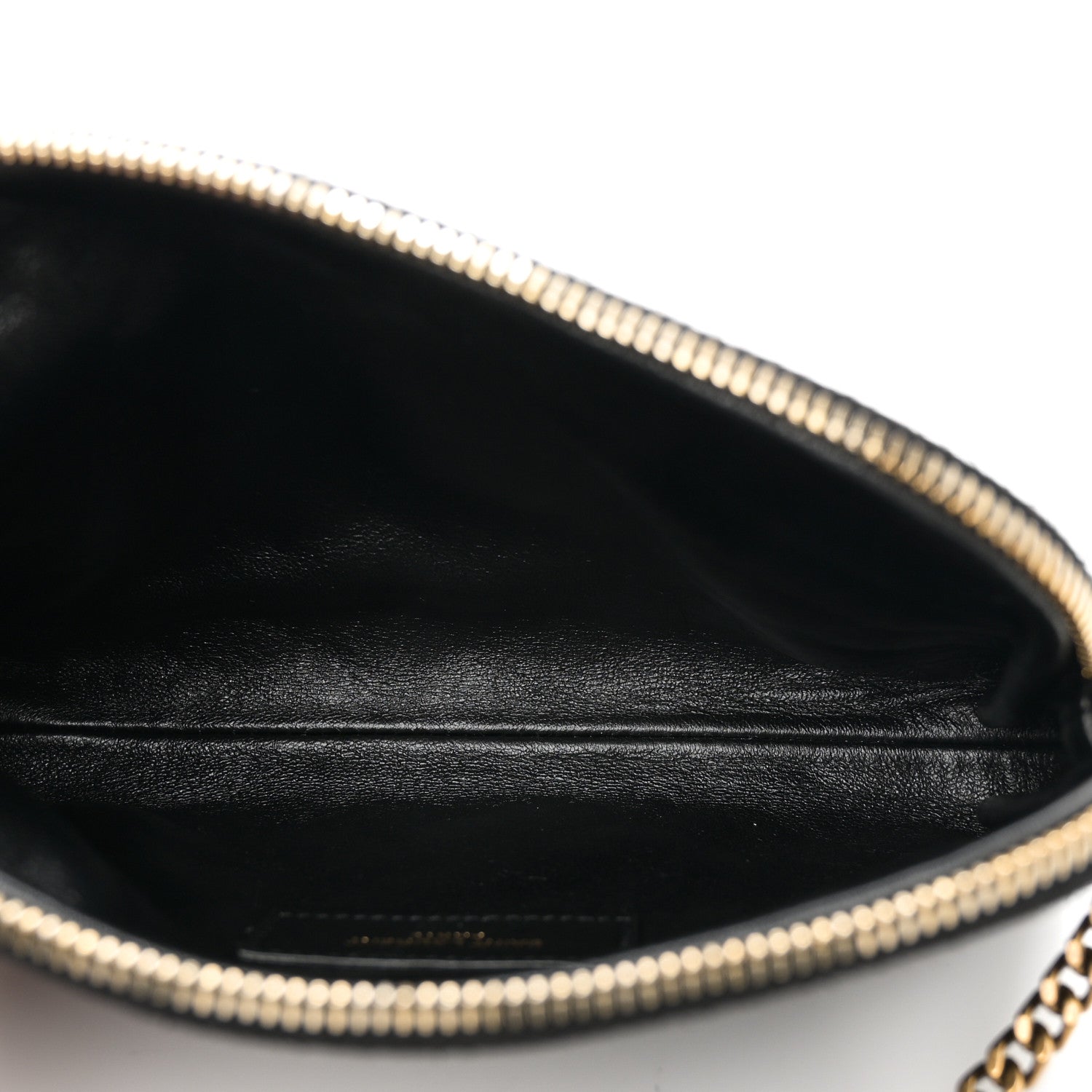 Saint Laurent Lambskin Quilted Gaby Zipped Pouch Black 5 of 10