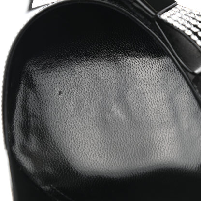 Saint Laurent Patent Calfskin Zoe Bow 85 Pumps 39 Black 9 of 11