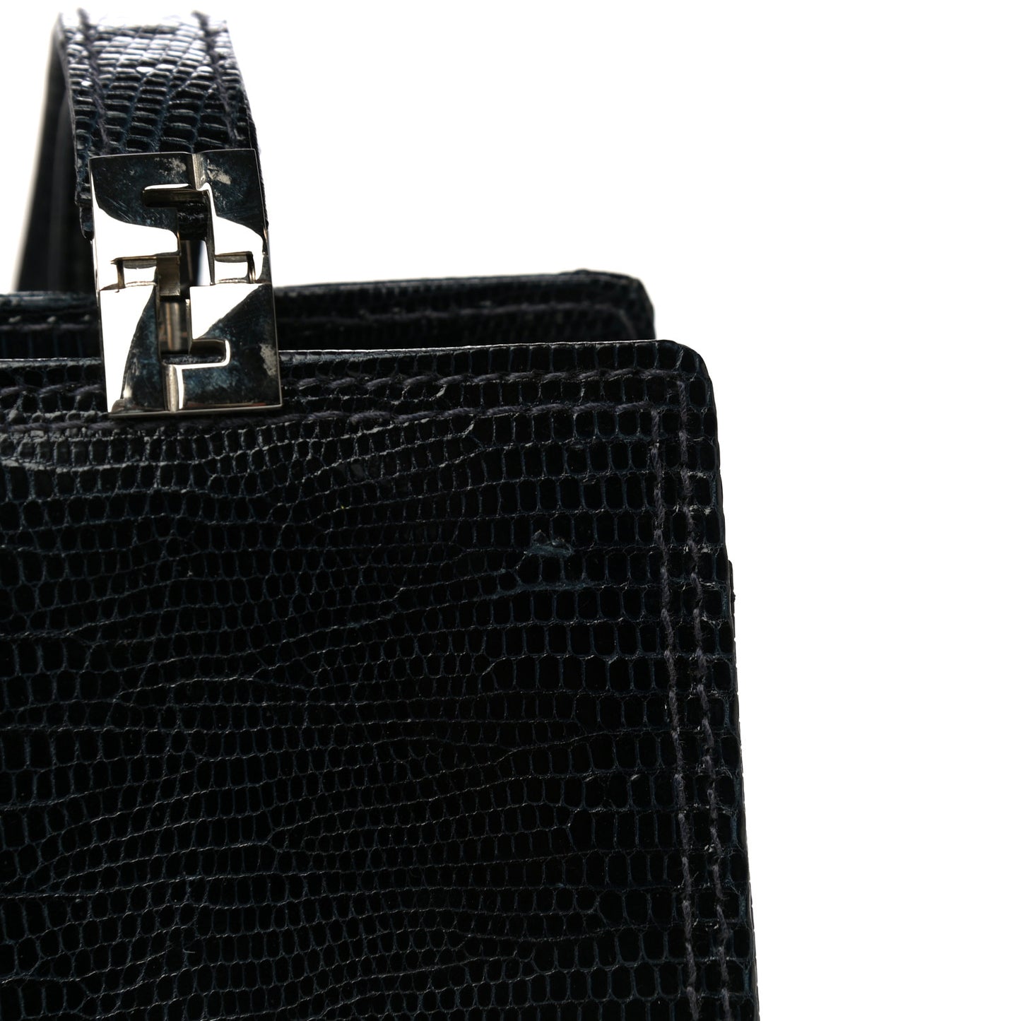 Lizard Satchel Black