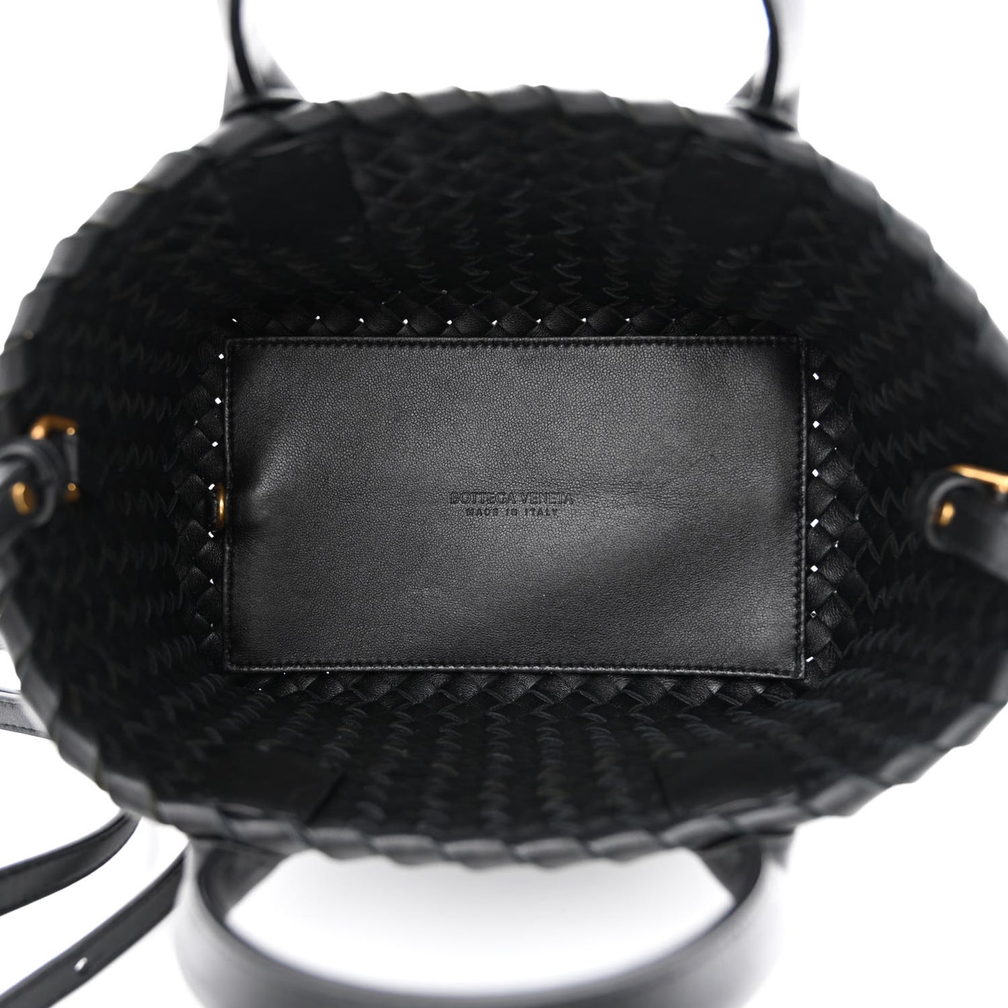 Nappa Intrecciato Mini Cabat Black