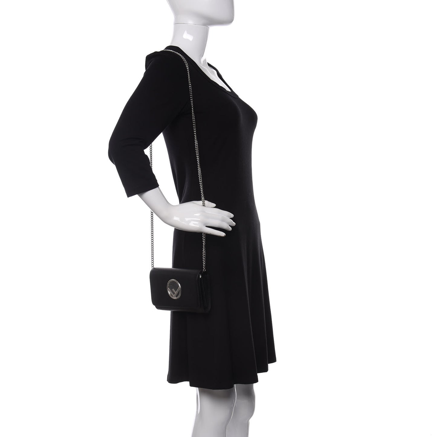 Vitello Cruise F is Fendi Wallet on Chain Black