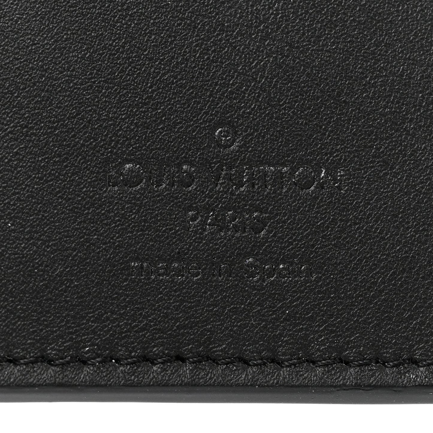 Calfskin Monogram Shadow Brazza Wallet Black