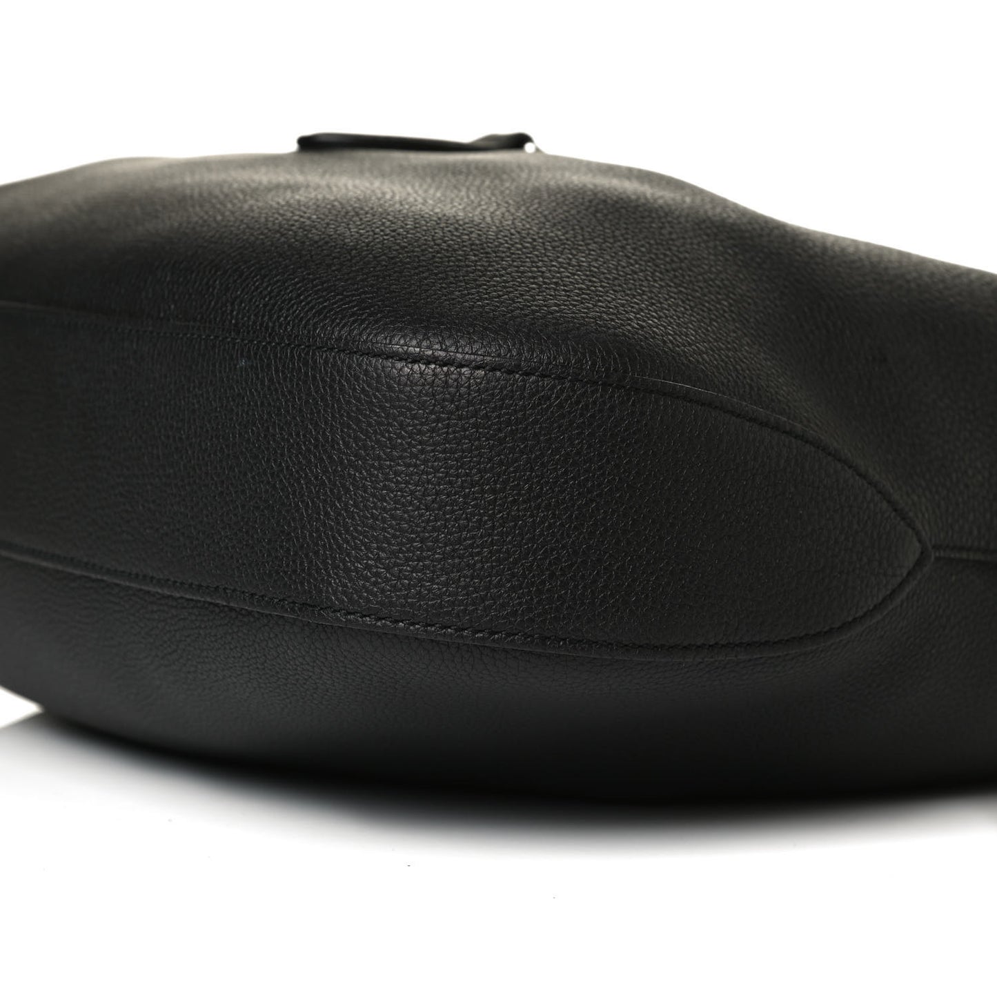 Soft Grained Calfskin Large Jackie Hobo Black