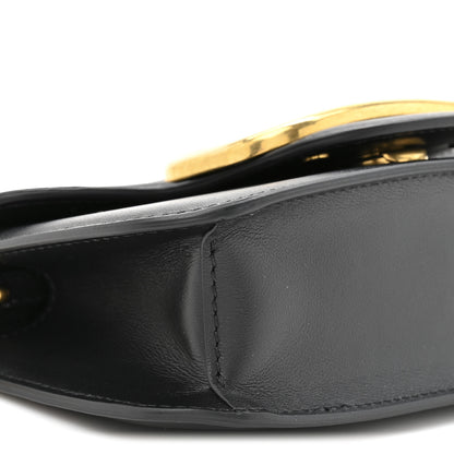 Valentino Garavani Calfskin Vlogo Small Loco Shoulder Bag Black 10 of 10