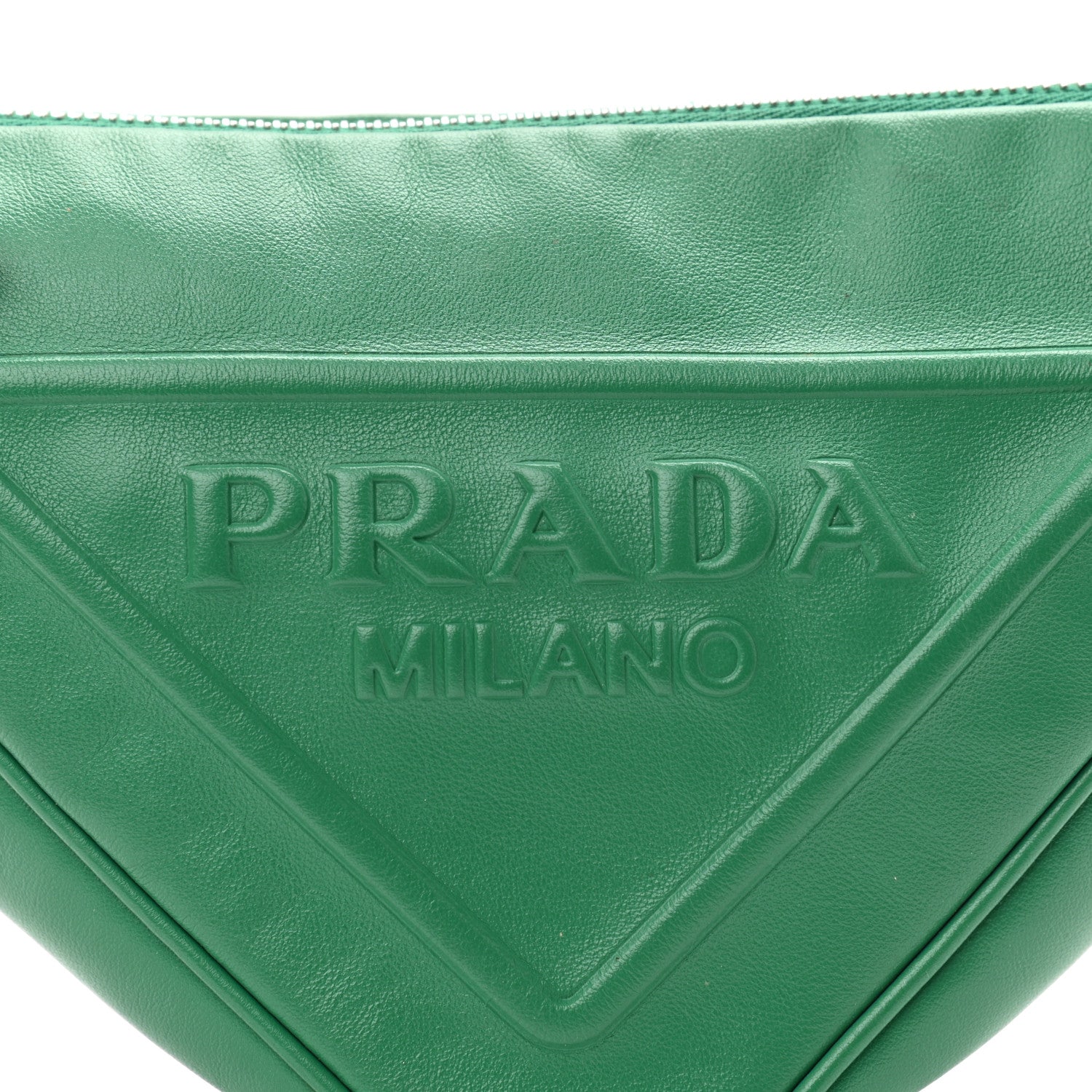 Prada Grace Lux Triangle Shoulder Bag Mango 8 of 10