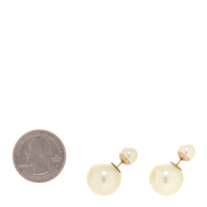 Christian Dior Pearl Mise En Dior Tribal Earrings Gold 2 of 5