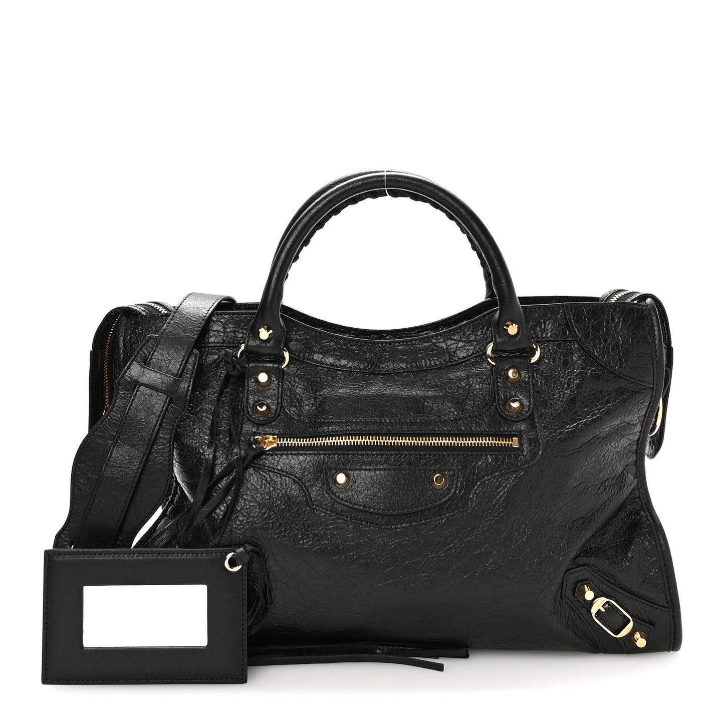 Agneau Classic Gold Hardware City Black