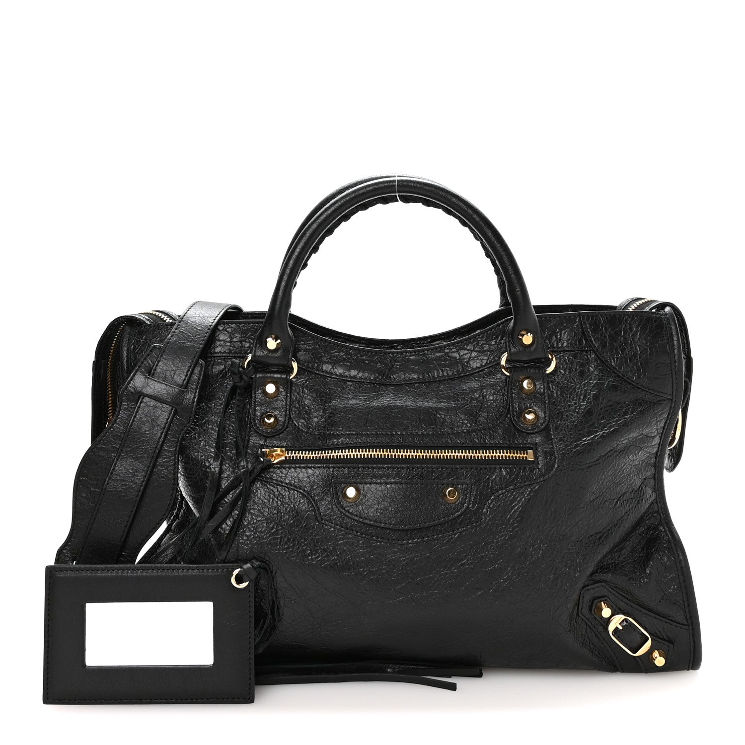 Balenciaga Agneau Classic Gold Hardware City Black 3 of 11