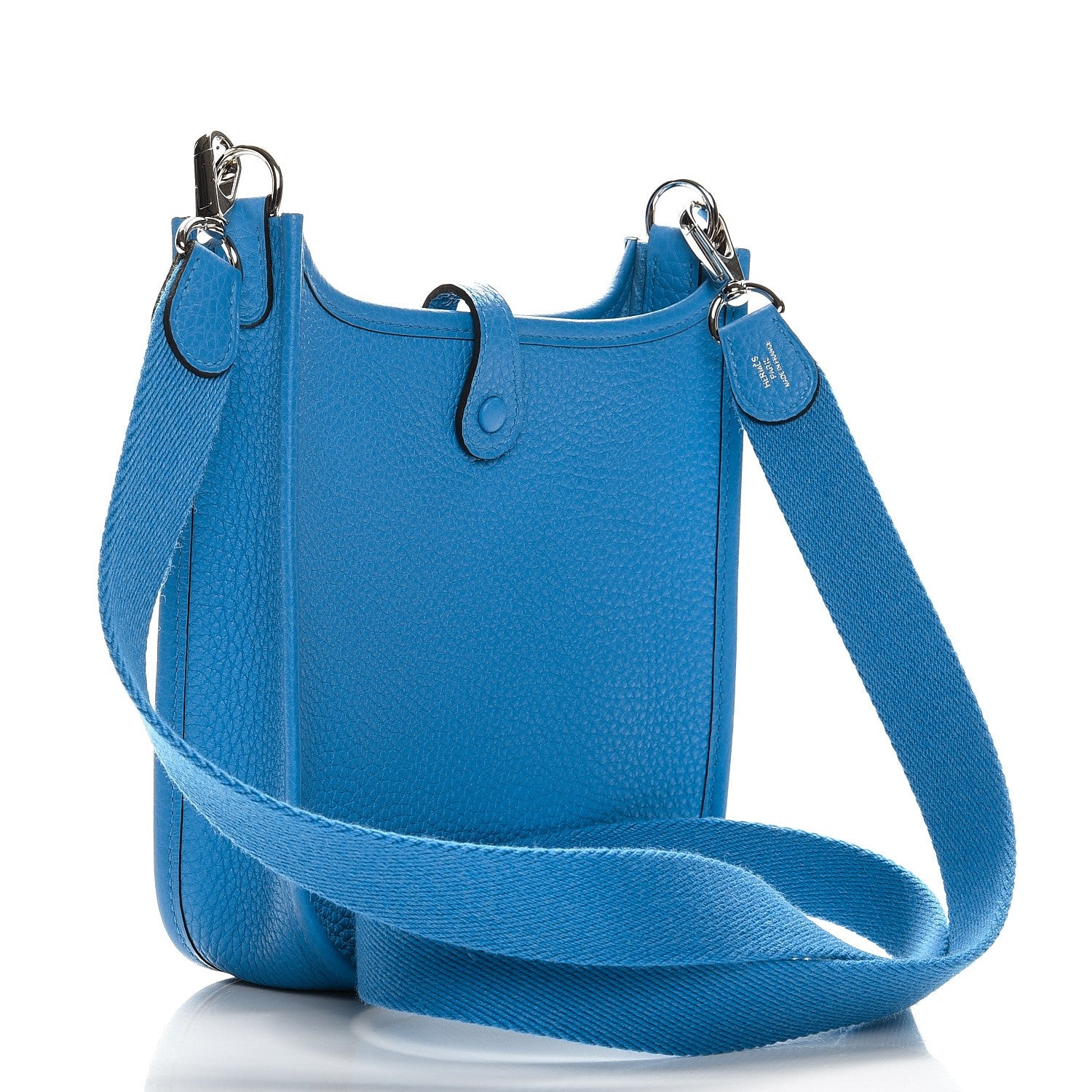 Hermes Taurillon Clemence Evelyne TPM Bleu Zanzibar 3 of 9