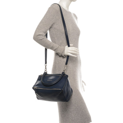 Givenchy Sugar Goatskin Small Pandora Deep Blue 2 of 13