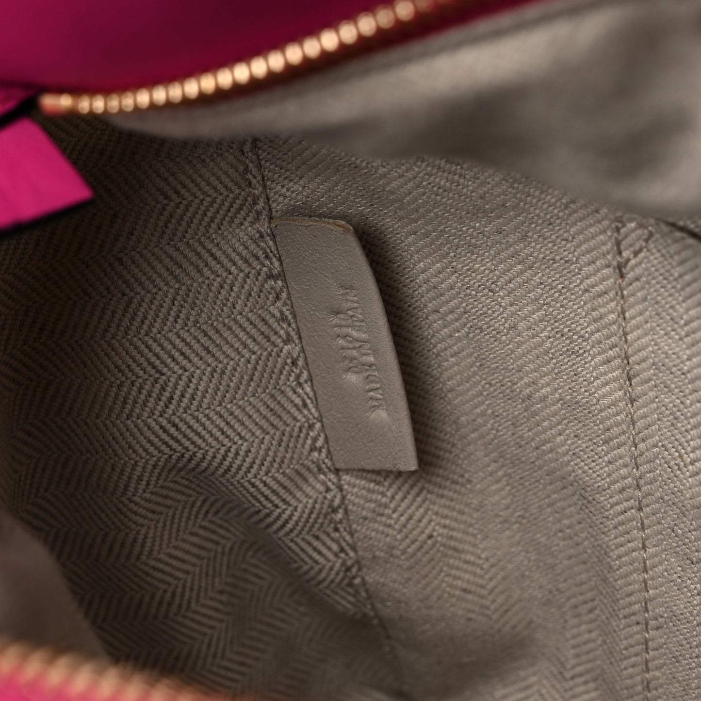 Calfskin Small Puzzle Bag Fuchsia