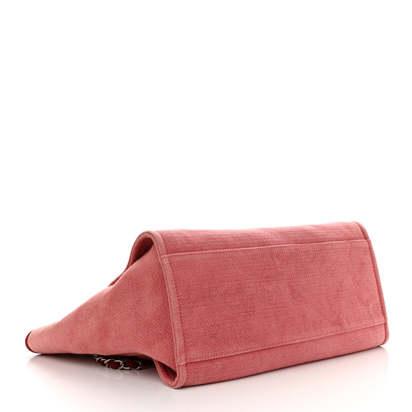 Canvas Medium Deauville Tote Red
