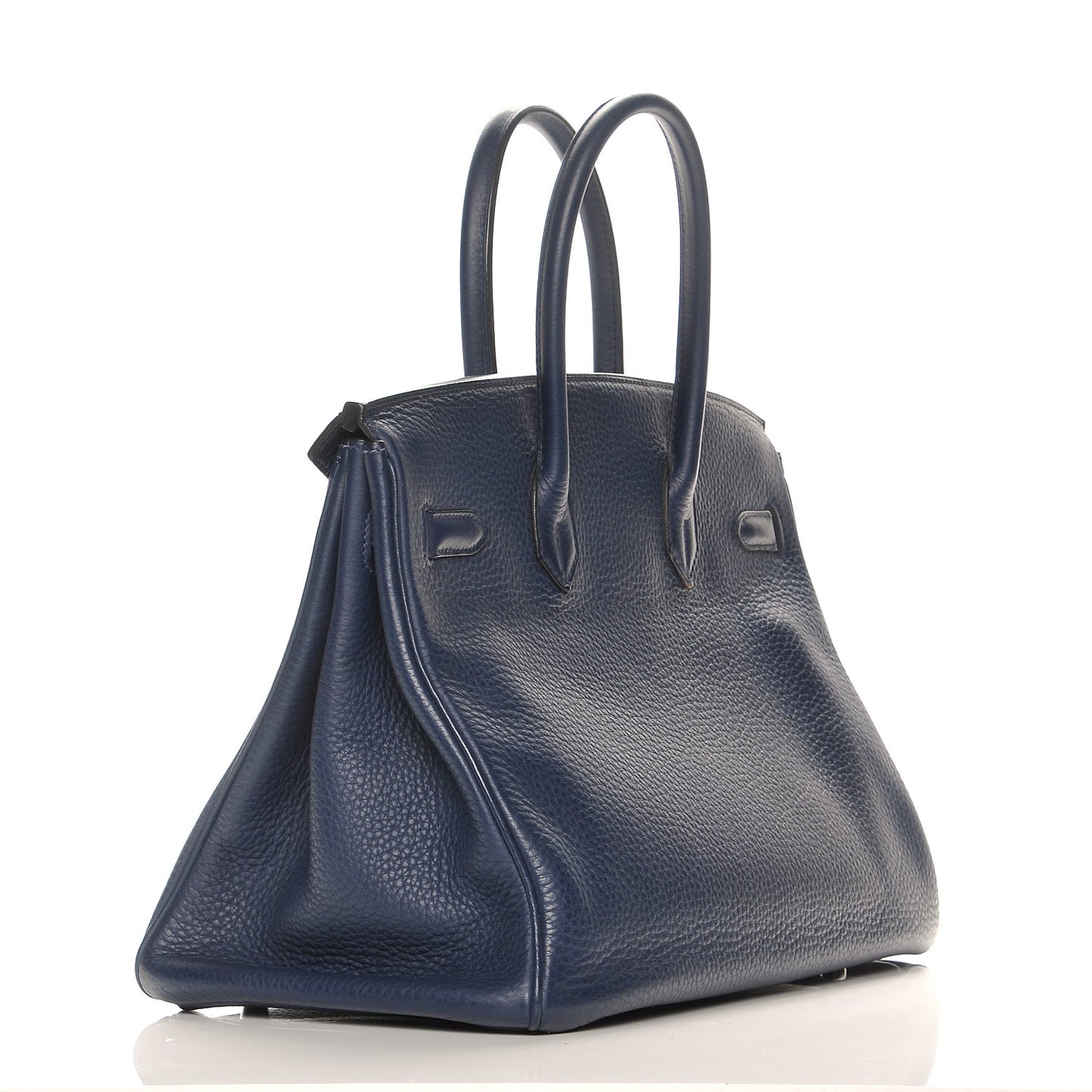 Taurillon Clemence Birkin 35 Bleu Abysse