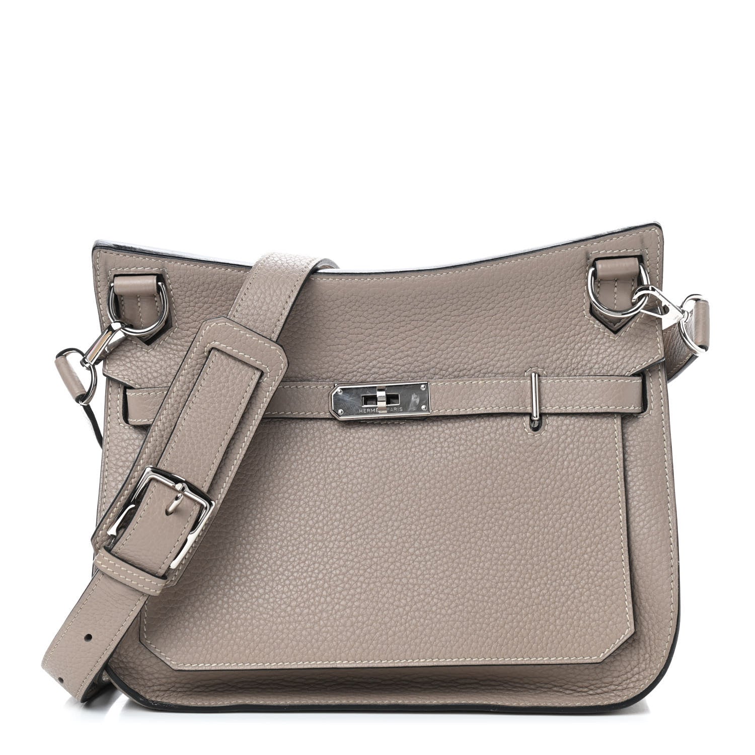 Hermes Taurillon Clemence Jypsiere 28 Gris Tourterelle 1 of 9