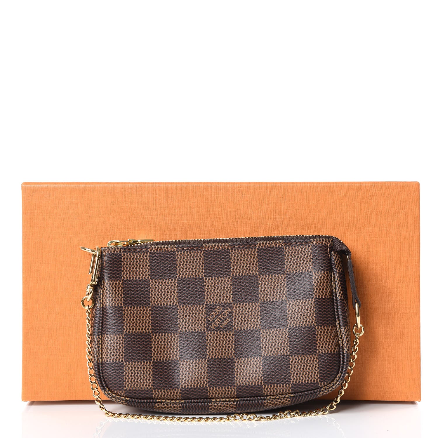 Louis Vuitton Damier Ebene Mini Pochette Accessories 9 of 9