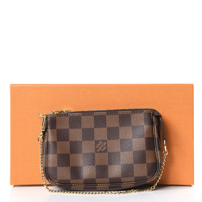 Louis Vuitton Damier Ebene Mini Pochette Accessories 9 of 9