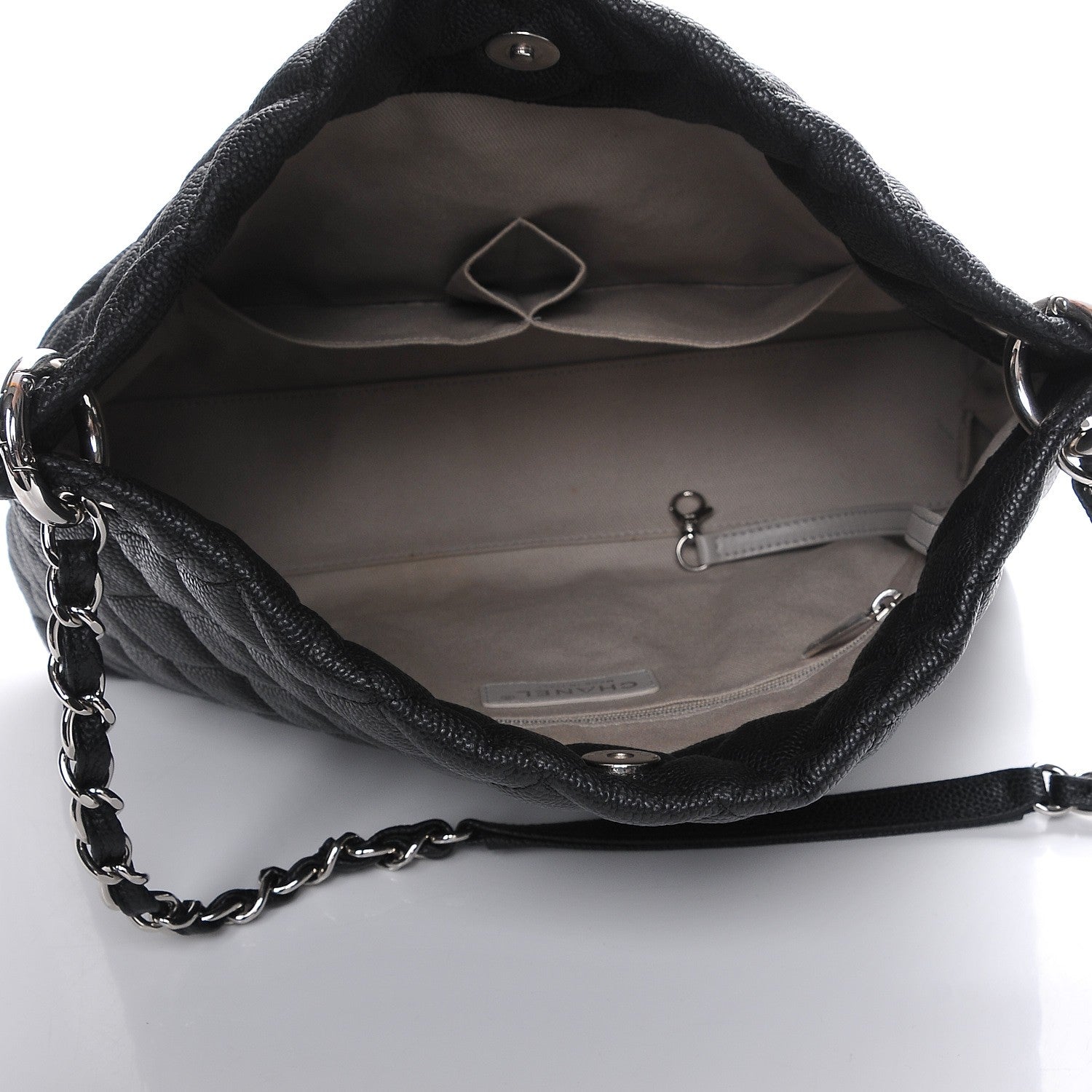 Chanel Caviar Quilted Easy Zip Tote Black 5 of 12