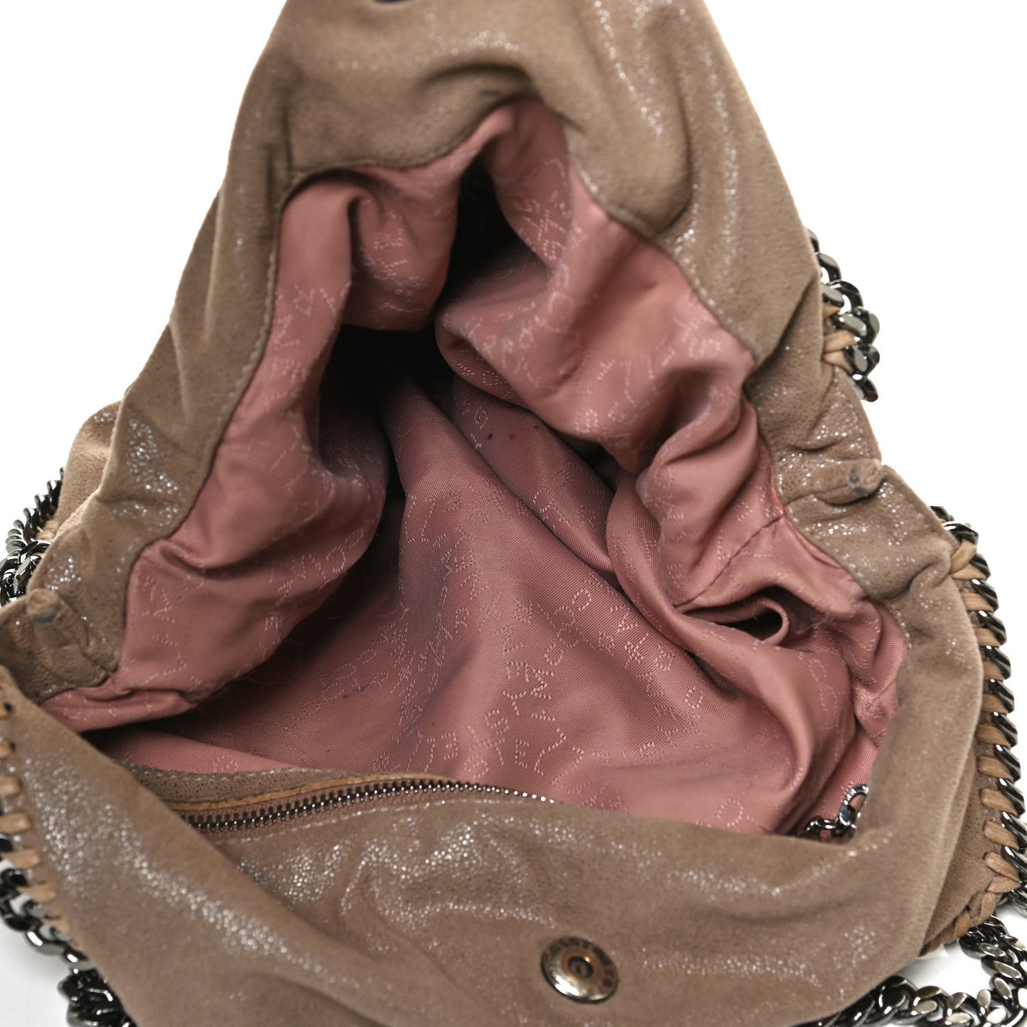 Shaggy Deer Falabella Fold Over Tote Brown