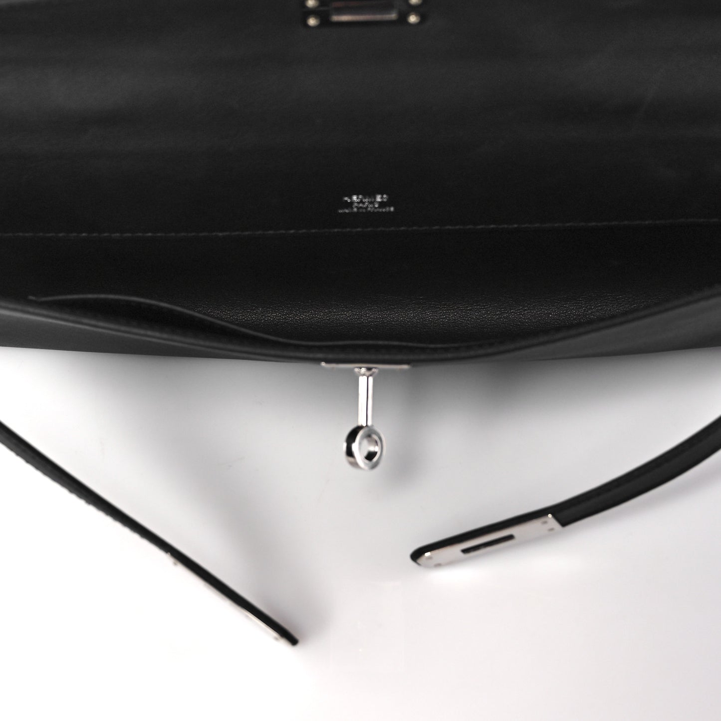 Swift Kelly Cut Clutch Pochette Black