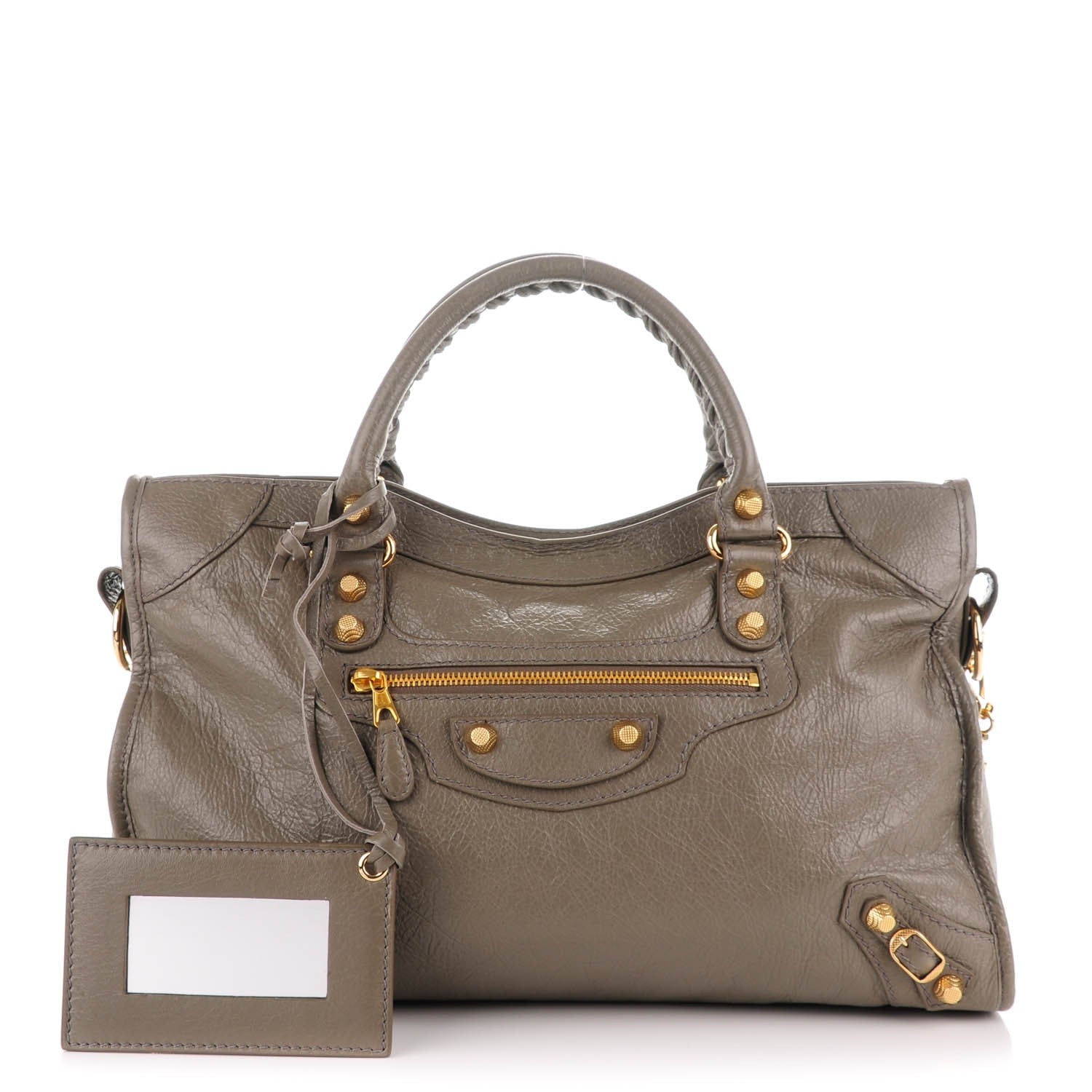 Balenciaga Agneau Giant 12 Gold Hardware City Beige Liege 1 of 7