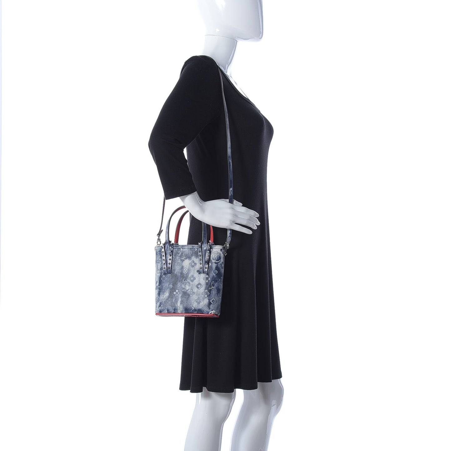 Calfskin Punk Mini North South Cabata Tote Multi
